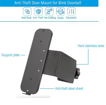 All-New Blink Doorbell Corner Mount | Adjustable Angle (15°/30°/45°) Mount Kit for Blink Video Doorbell